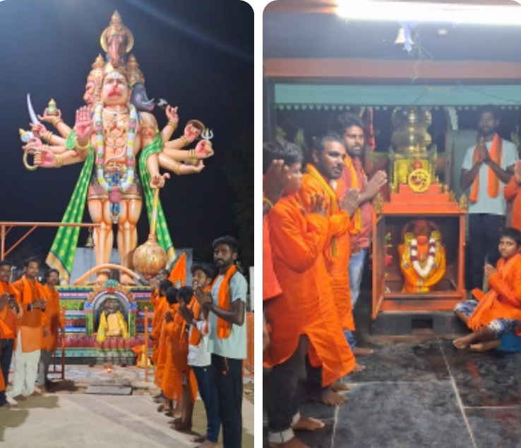 జూలూరుపాడు మండలంలో హనుమాన్ విజయోత్సవ  బైక్ ర్యాలీ