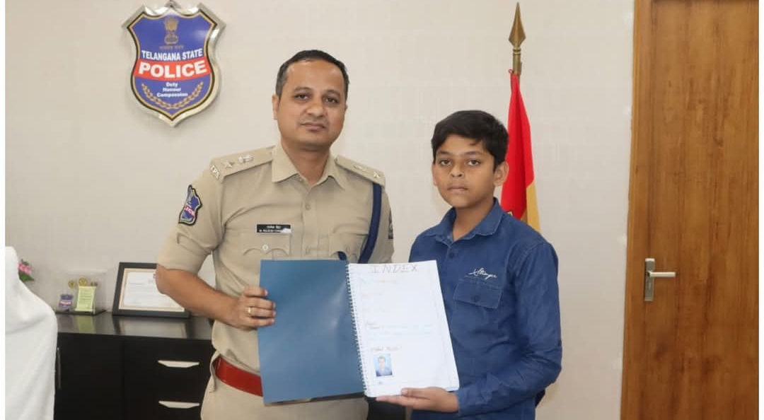 బాలుడి ఆలోచన - ఐపియస్ అధికారి ప్రశంస