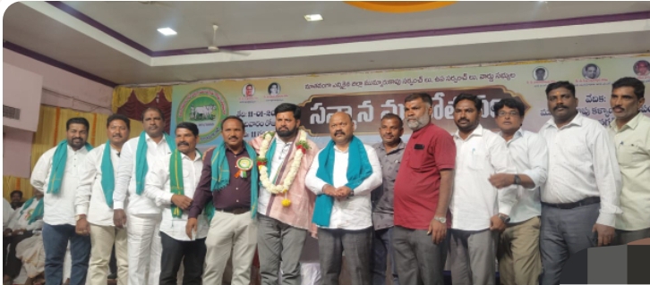 ప్రెస్ క్లబ్ అధ్యక్షునికి ఘన సన్మానం