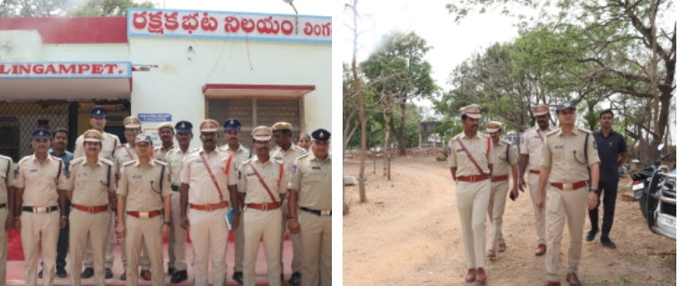 వార్షిక తనిఖీల్లో భాగంగా లింగంపేట్ పోలీస్ స్టేషన్&zwnj;ను సందర్శించిన జిల్లా ఎస్పీ యం. రాజేష్ చంద్ర, ఐపీఎస్ 