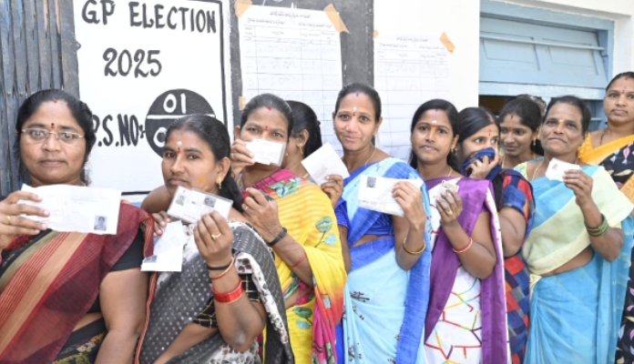 నిజామాబాద్ లో ప్రశాంతంగా ముగిసిన తుది దశ పంచాయతీ ఎన్నికల పోలింగ్