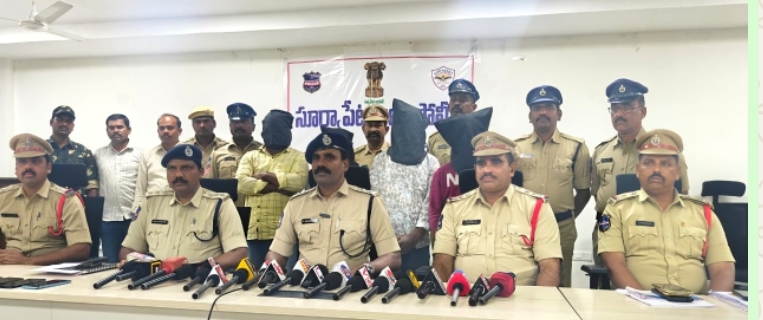 రాత్రిపూట నిద్రిస్తున్న వారి మెడల నుండి  బంగారు ఆభరణాలు దొంగతనం చేస్తున్న ముఠాను అరెస్ట్ చేసిన అర్వపల్లి పోలీసులు