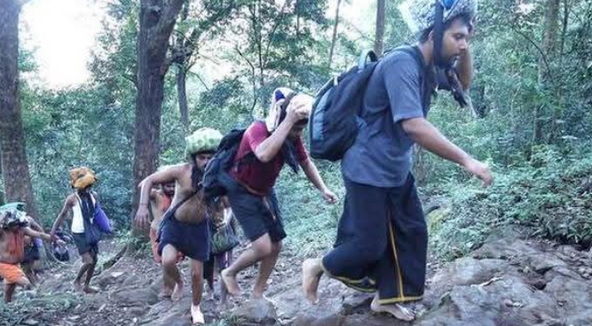 శబరిమల పెద్దపాదం అడవి మార్గాన్ని ఉపయోగించే భక్తులకు ప్రత్యేక పాస్