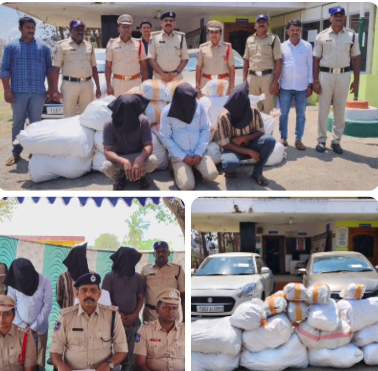 జూలూరుపాడు లో భారీ గంజాయి పట్టివేత