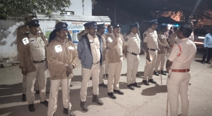శాంతిభద్రతలు కాపాడడం,ఓటర్లలో భద్రతా భావాన్ని పెంచే లక్ష్యంగా పోలీస్ కవాతు