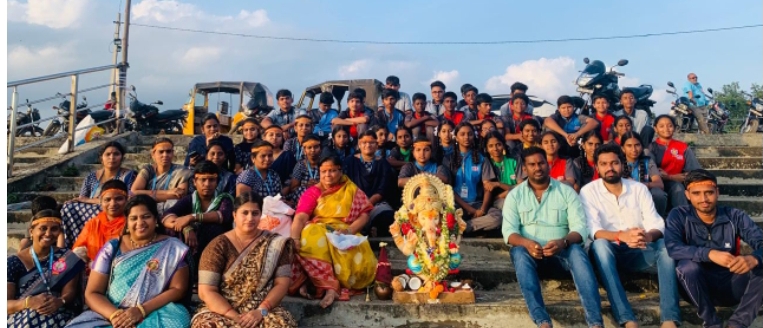 కాకతీయ పాఠశాలలో ఘనంగా వినాయక నిమజ్జనం
