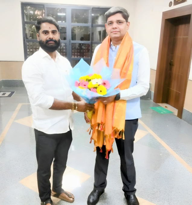 కామారెడ్డి జిల్లాలో కాంగ్రెస్ పార్టీ కార్యాలయ నిర్మాణానికి స్థలం కేటాయించాలని వినతి