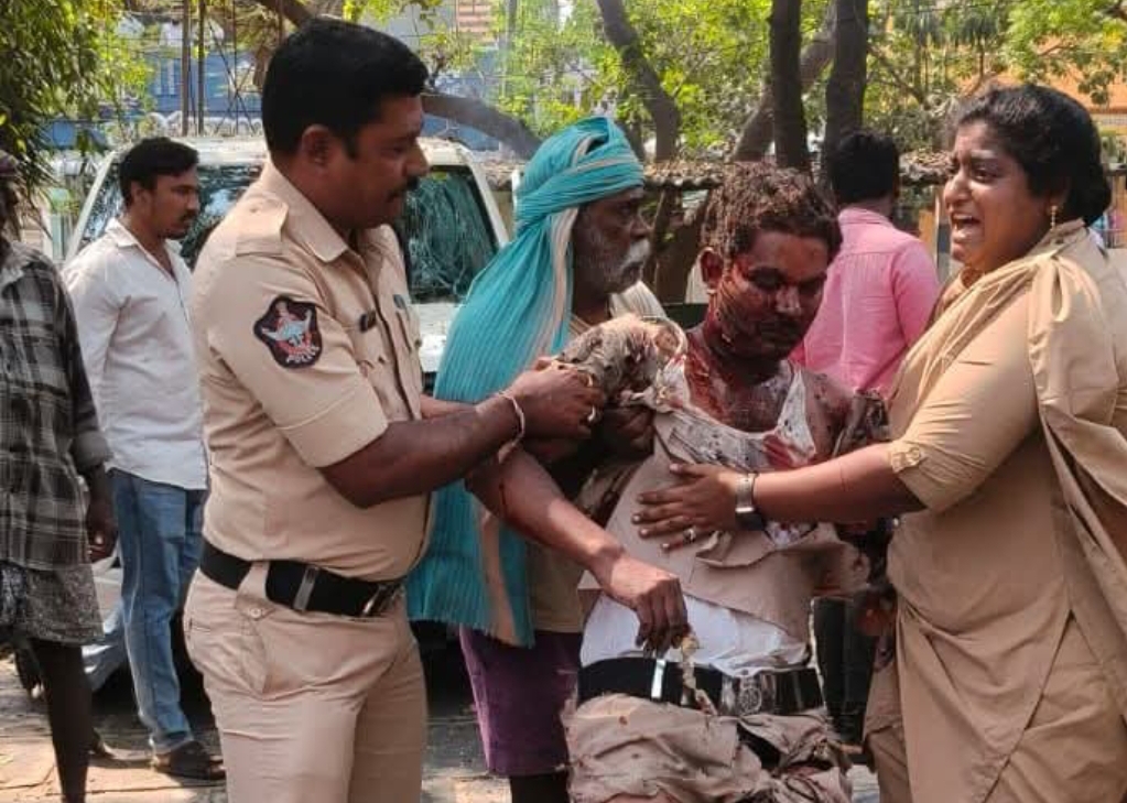 పోలీస్ స్టేషన్లో అగ్నిప్రమాదం