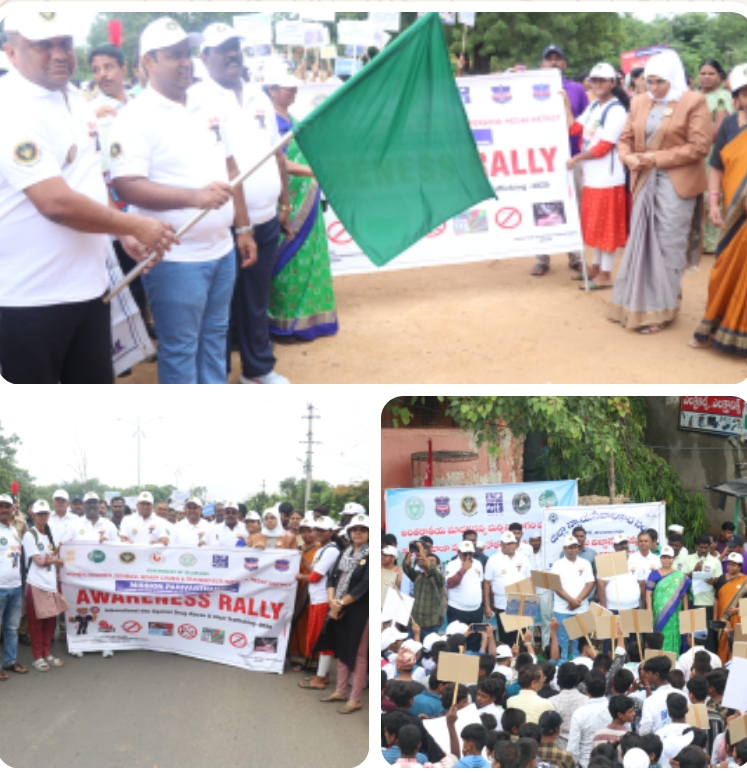 మాధకద్రవ్యాల నిర్మూలన నేటి తరం విద్యార్థుల చేతిలోనే ఉంది : ఎస్పీ . డి. వి. శ్రీనివాస రావు