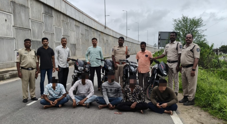Daily Bharat అంతర్&zwnj;జిల్లా మోటార్ సైకిల్ దొంగల ముఠా అరెస్ట్ &ndash; 4 బైక్&zwnj;లు స్వాధీనం