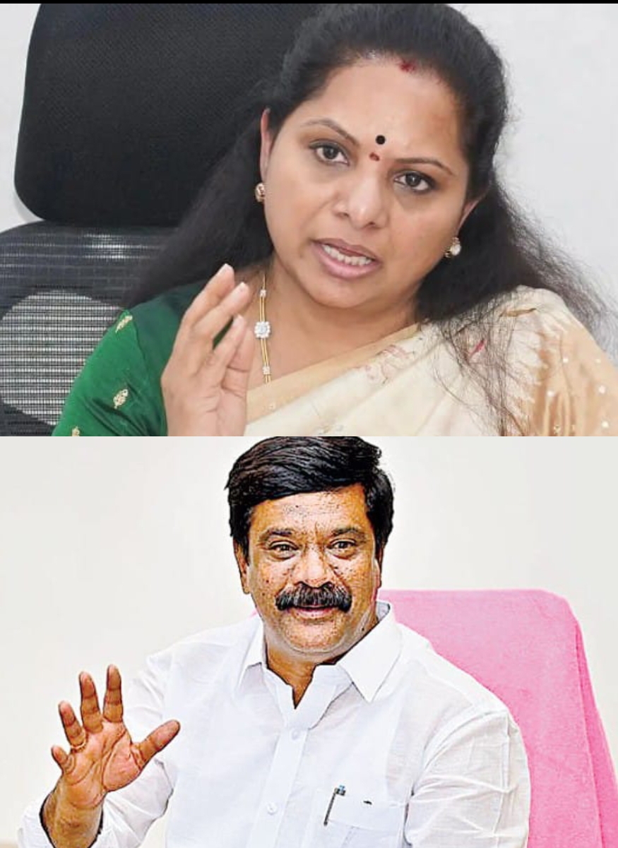 జాగృతి అధ్యక్షురాలు కల్వకుంట్ల కవిత, మాజీ మంత్రి బాల్కొండ ఎమ్మెల్యే ప్రశాంత్ రెడ్డి లా నడుమ నడుస్తున్న కోల్డ్ వార్