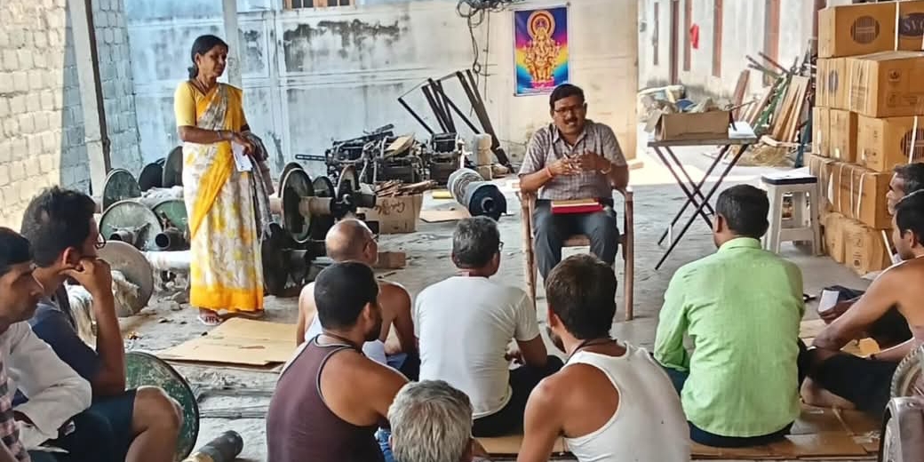 "కార్మికులు ఆరోగ్యకరమైన అలవాట్లను పెంపొందించుకోవాలి" : సైకాలజిస్ట్ కె. పున్నం చందర్