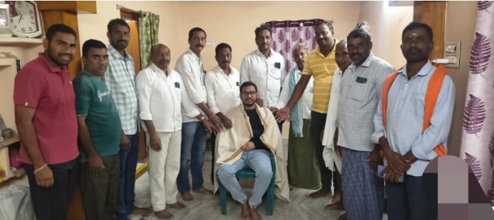 సీఏ లో ఉత్తీర్ణత సాధించిన  బొడ్డు సతీష్ ఆత్మీయ సత్కారం