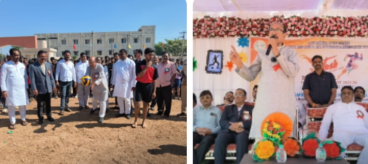 స్పోర్ట్స్ మీట్ అనేది క్రీడా పోటీతత్వం, వ్యక్తిత్వ నిర్మాణం, జట్టుకృషి, ఆత్మవిశ్వాసంలో శిక్షణ