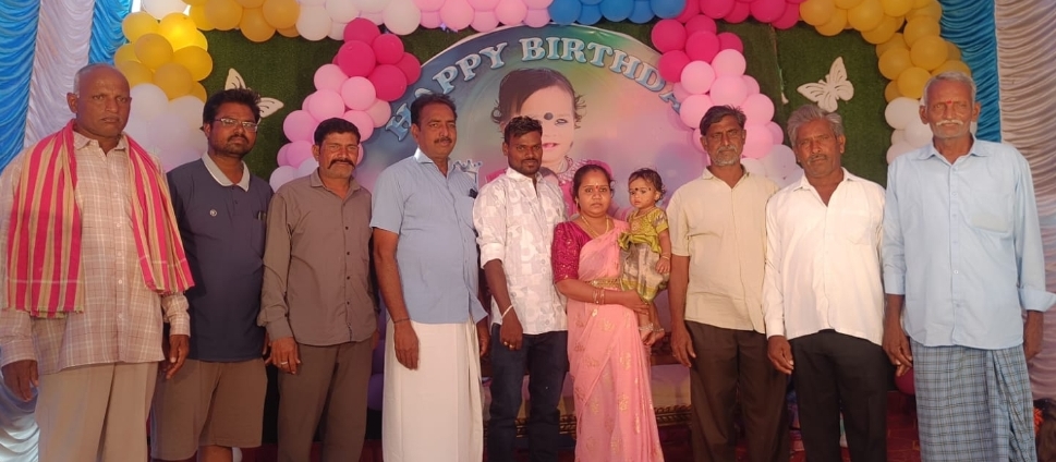 జన్మదిన వేడుకలకు హాజరైన పాపకొల్లు గ్రామ కాంగ్రెస్ నాయకులు