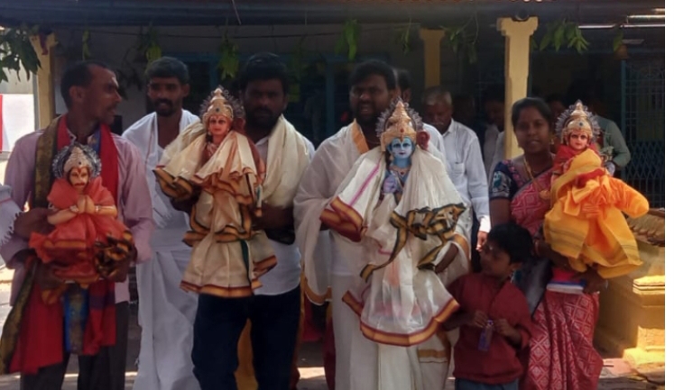 పాపకొల్లు శ్రీ ఉమా స్వామ లింగేశ్వర స్వామి దేవస్థానంలో శ్రీరామనవమి వేడుకలు ఘనంగా నిర్వహించిన గ్రామ పెద్దలు