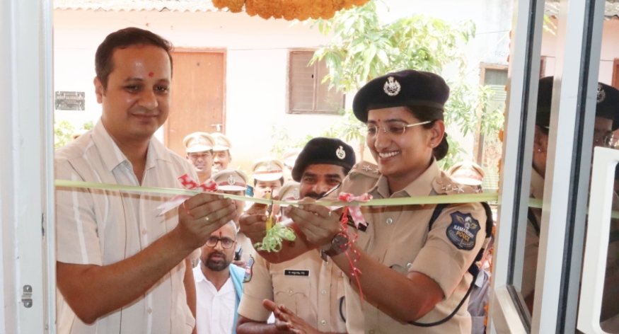 ఏఎస్పీ, కామారెడ్డి  కార్యాలయంలో నూతన ఛాంబర్&zwnj;ను ప్రారంభించిన జిల్లా ఎస్పీ