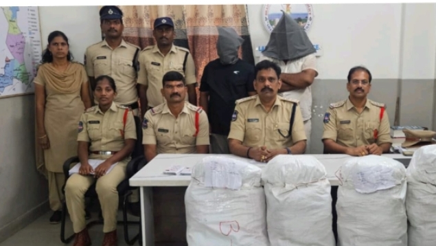 గంజాయి అక్రమ రవాణాపై భద్రాద్రి కొత్తగూడెం జిల్లా పోలీసుల ఉక్కుపాదం