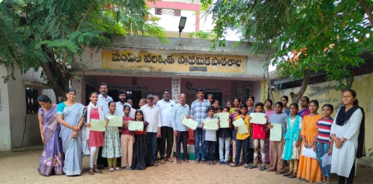కుసుమరామయ్య ఉన్నత పాఠశాలలో భారీగా విద్యార్థుల చేరిక