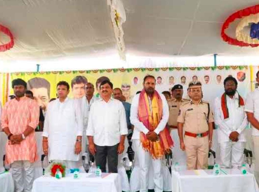 అత్యాధునిక సదుపాయాలతో ఎలిగేడు లో పోలీస్ స్టేషన్ ఏర్పాటు చేసుకున్నాం : ఐటీ మంత్రి దుద్దిళ్ల శ్రీధర్ బాబు